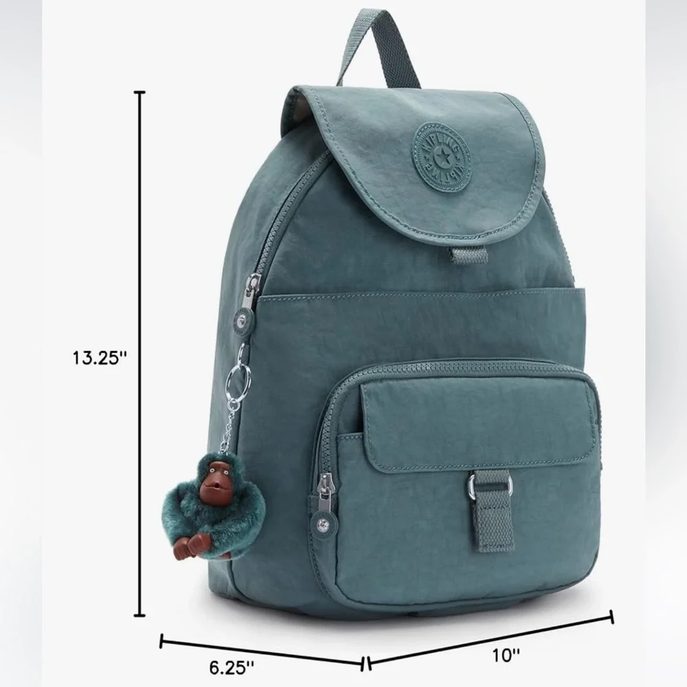 Kipling Queenie Backpack Medium Light Aloe Tonal